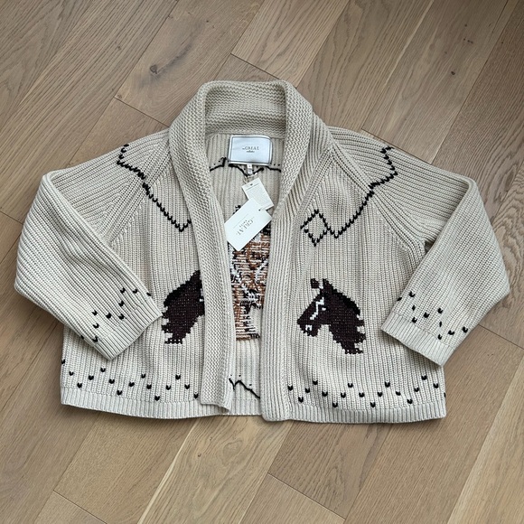 The Great. Lodge Horse Cardigan *as seen on The Pitt* size 3 or Large - Picture 8 of 12